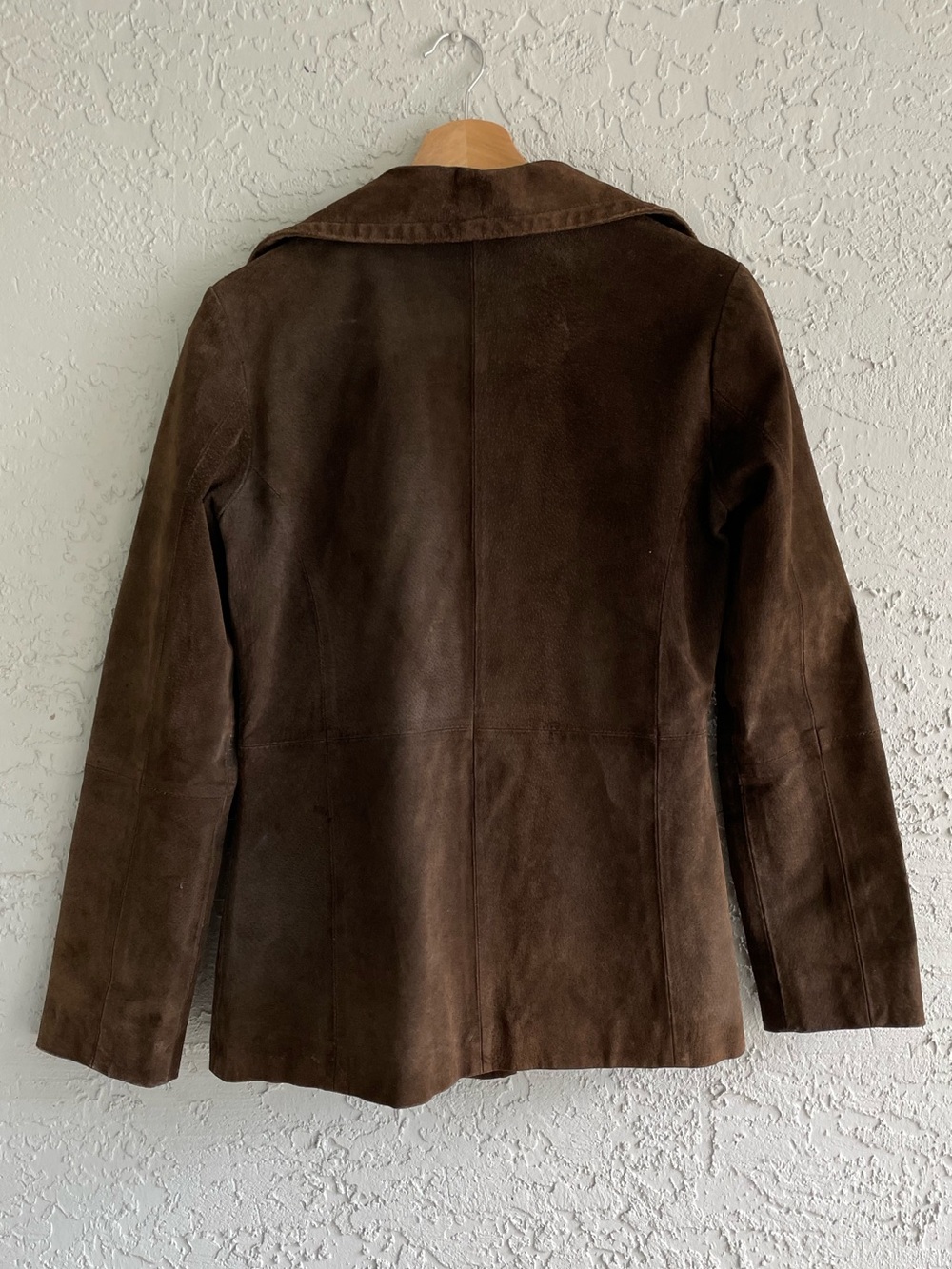 Vintage late 90βs early 2000βs XOXO Brown Genuine Suede Leather Jacket - Picture 3 of 8